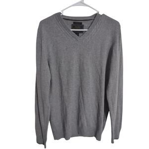 JOS A. Bank Reserve Wool/Cashmere Sweater Med Italian Yarn Made in Italy Classic